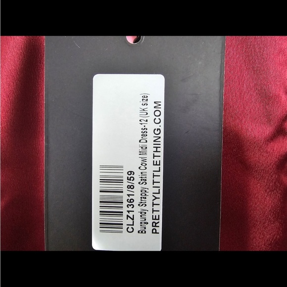 Nwt Strappy Satin Cowl Midi Dress Sz 10 - Picture 9 of 11